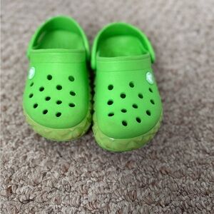 CROCS Vibrant Green Kids Water Shoes